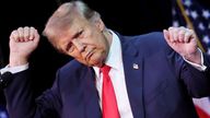 Donald Trump holds a rally in advance of the New Hampshire presidential primary election in Rochester
