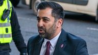 First Minister Humza Yousaf arrives at the UK Covid-19 Inquiry hearing at the Edinburgh International Conference Centre (EICC). The hearing is examining core UK decision-making and political governance in Scotland. Picture date: Thursday January 25, 2024.