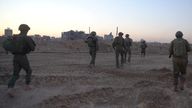 Israeli soldiers in Gaza