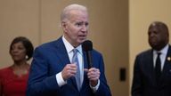 President Joe Biden. Pic: Reuters