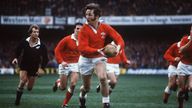 John JPR Williams (Wales) Wales v New Zealand All Blacks Cardiff Arms Park 1/11/80 1980 Wales