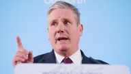 Labour Party leader Sir Keir Starmer speaking during the Labour and Civil Society Summit at St John&#39;s church in Waterloo, south London. Picture date: Monday January 22, 2024. PA Photo. See PA story POLITICS Labour. Photo credit should read: Jonathan Brady/PA Wire 