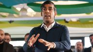 Prime Minister Rishi Sunak speaks during a visit to the MyPlace Youth Centre, in Mansfield, in the East Midlands. Picture date: Thursday January 4, 2024.