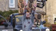 Grace celebrates winning year&#39;s worth of crisps
