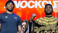 Anthony Joshua and Francis Ngannou
