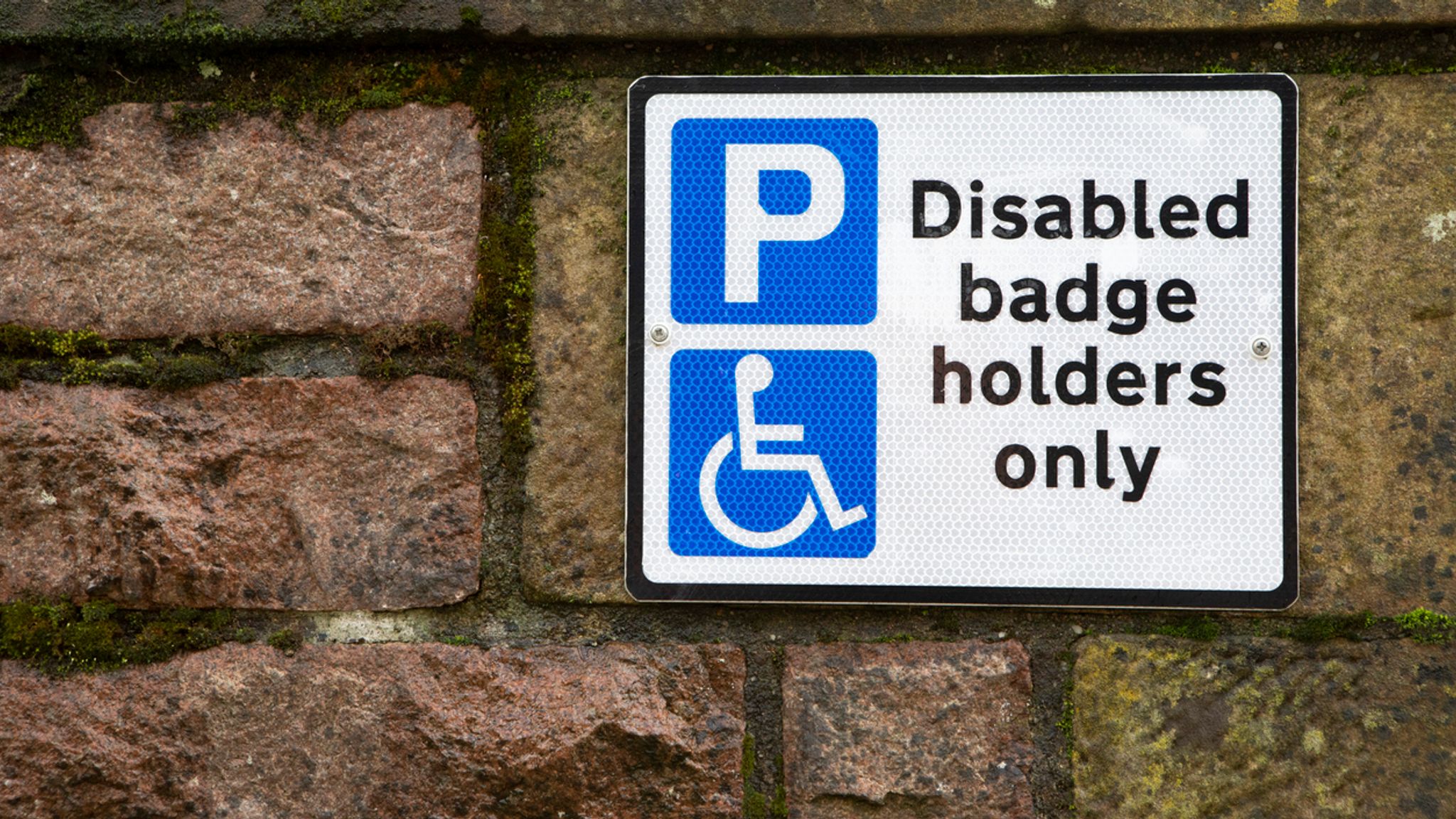 Disabled blue badge - .de
