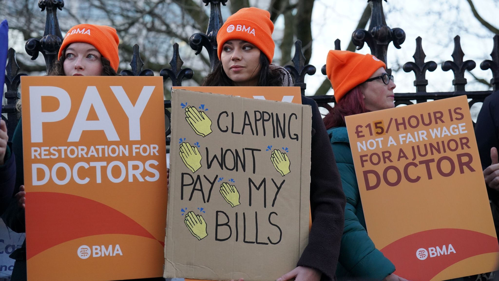 Junior doctors vote to continue strike action for six more months, says BMA