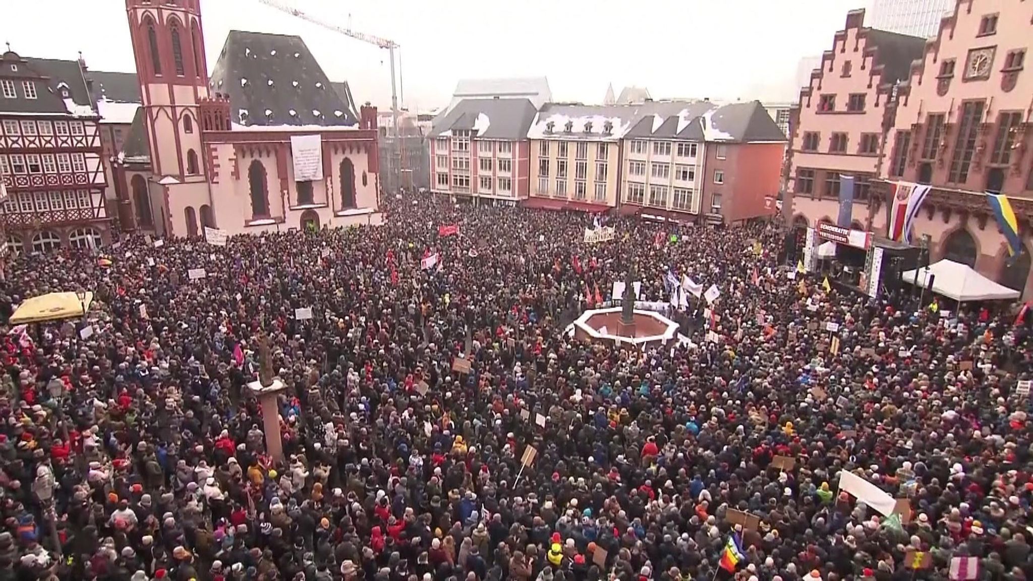 Tens Of Thousands Of Germans Protest Against Far Right World News Sky News 8322