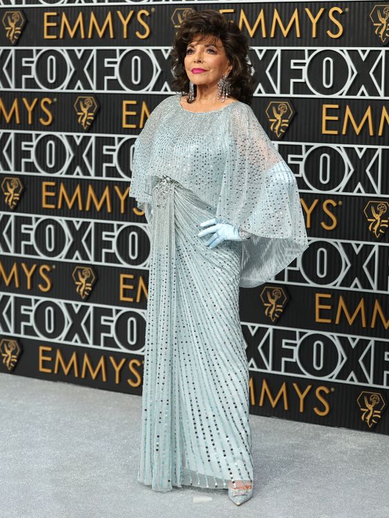 Dame Joan Collins attends the 75th Primetime Emmy Awards in Los Angeles, California, U.S. January 15, 2024. REUTERS/Mike Blake
