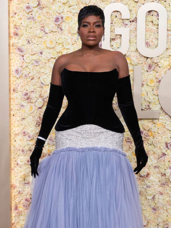 Fantasia Barrino arrives at the 81st Golden Globe Awards on Sunday, Jan. 7, 2024, at the Beverly Hilton in Beverly Hills, Calif. (Photo by Jordan Strauss/Invision/AP)
