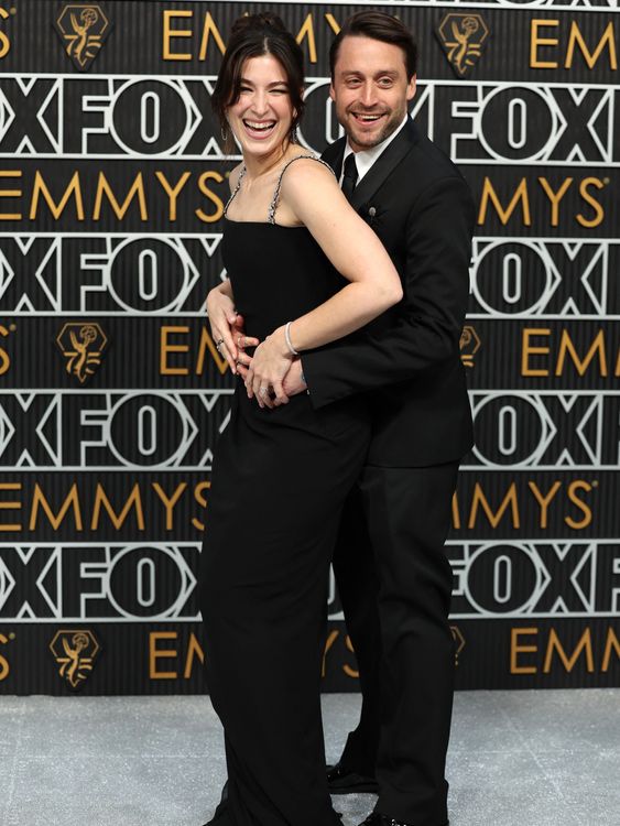 Kieran Culkin and Jazz Charton attend the 75th Primetime Emmy Awards in Los Angeles, California, U.S. January 15, 2024. REUTERS/Mike Blake
