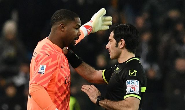 AC Milan players walk off pitch after alleged racist chants towards goalkeeper Mike Maignan - Vimarsana News