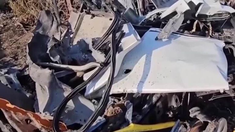 Israeli Drone 'hits Southern Lebanon' | World News | Sky News