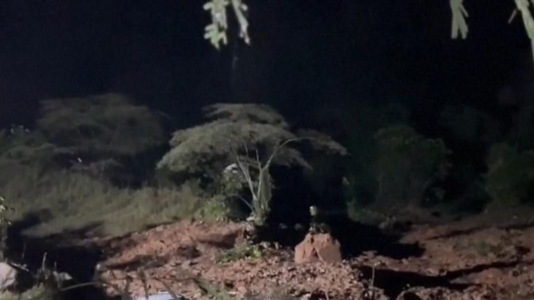 dozens killed in landslide 