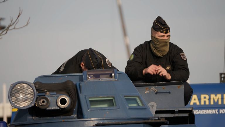 15,000 police officers have been called up in response to French farmers encircling Paris.