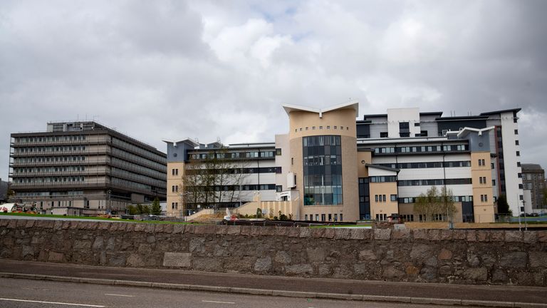 Aberdeen Royal Infirmary. Pic: PA