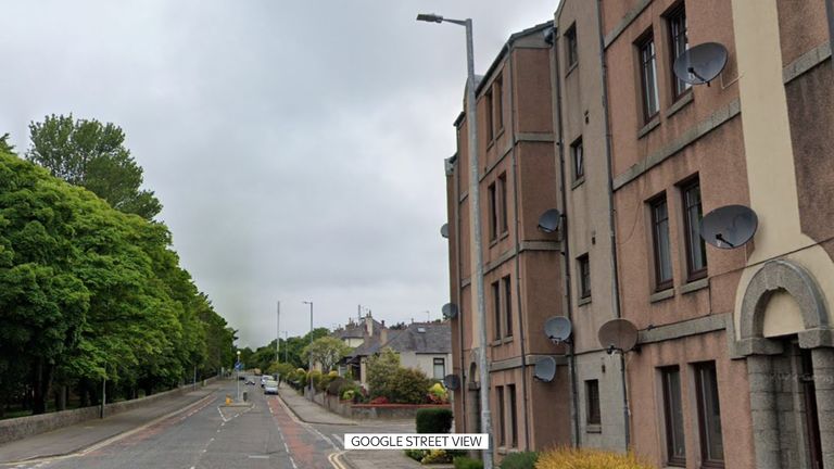 Back Hilton Road in Aberdeen