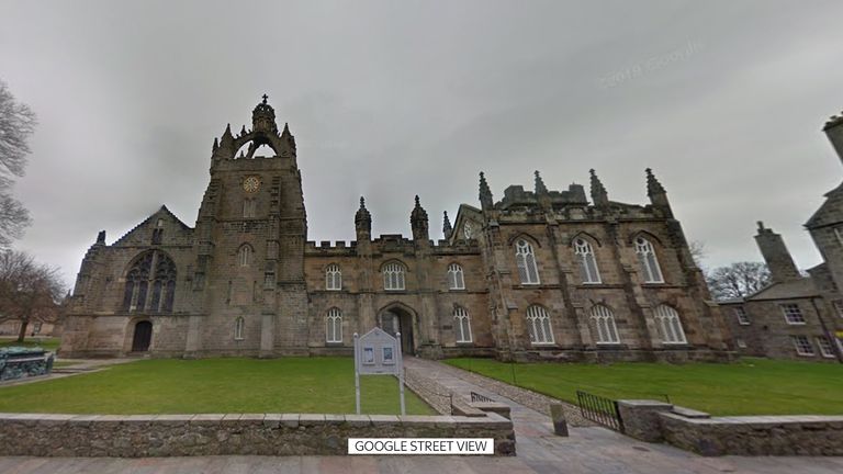 The University of Aberdeen's King's College campus