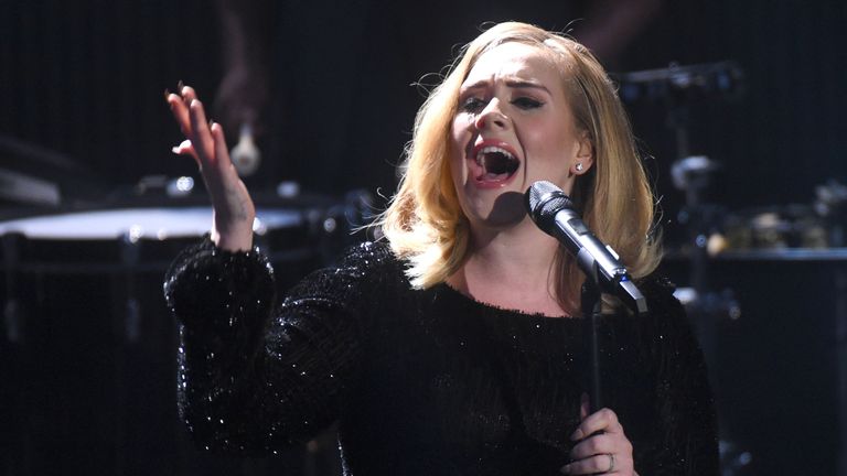 Adele performs in North Rhine-Westphalia on December 6th, 2015 Pic: Henning Kaiser/picture-alliance/dpa/AP Images