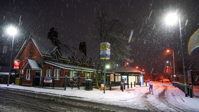 Hunt Cross station, Liverpool