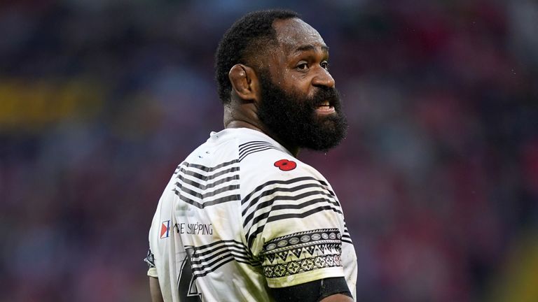 Fiji�s Api Ratuniyarawa during the Autumn International match at Principality Stadium, Cardiff. Picture date: Sunday November 14, 2021.
Read less
Picture by: David Davies/PA Archive/PA Images
Date taken: 14-Nov-2021