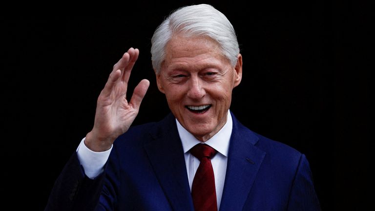 Former US president Bill Clinton. Pic: Reuters
