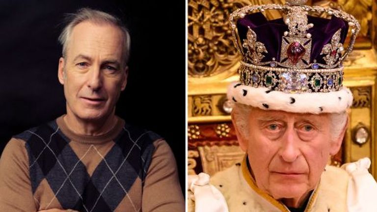 Odenkirk and the King are 11th cousins. Pic: AP/ Reuters