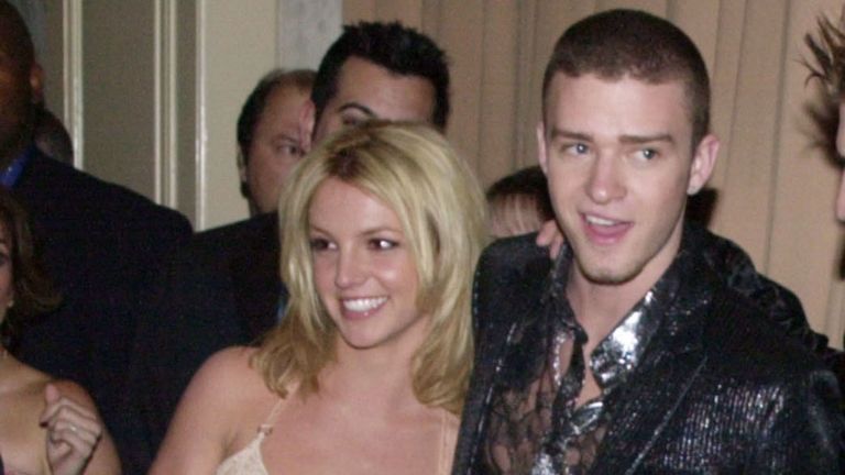 Pic: Reuters
Justin Timberlake, a member of the singing group "&#39;N SYNC," and Britney Spears arrive at A Family Celebration 2001, a dinner and benefit concert dedicated to raising funds and awareness for special charities making a difference in the world, April 1, 2001 in Beverly Hills, California. JR/SV