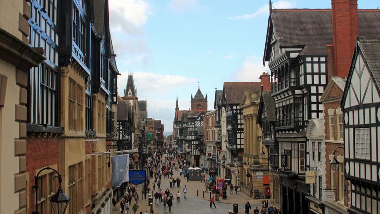 Chester city centre. Pic: iStock