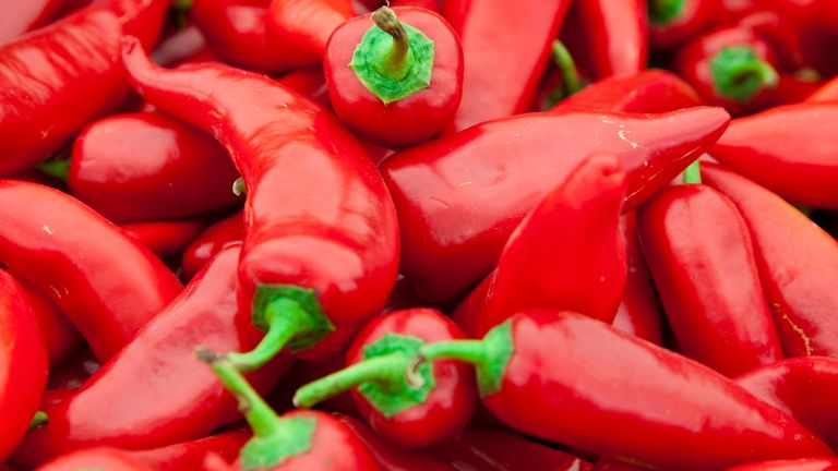 Chili peppers. Pic: iStock
