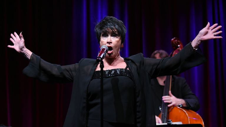 Chita Rivera performs during the“Chita Rivera: A Lot of Livin’ to Do” segment of the PBS 2015 Summer TCA Tour held at the Beverly Hilton Hotel on Sunday, August 2, 2015 in Beverly Hills, Calif. (Photo by Richard Shotwell/Invision/AP)


