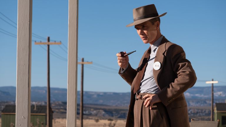 Cillian Murphy is J Robert Oppenheimer in Oppenheimer, written, produced, and directed by Christopher Nolan. Pic: Universal Pictures