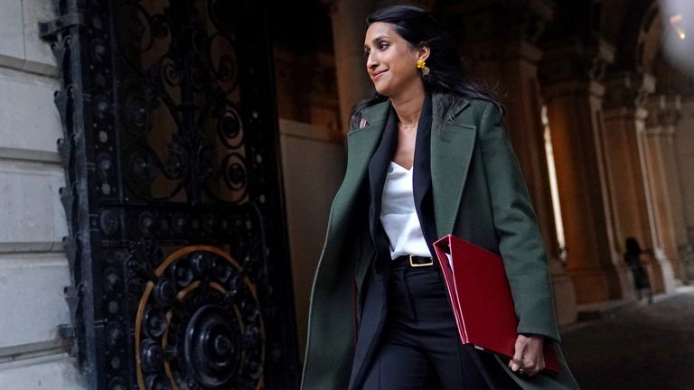 Energy Security and Net Zero Secretary Claire Coutinho arriving in Downing Street, London, for a Cabinet meeting. Picture date: Tuesday January 9, 2024.