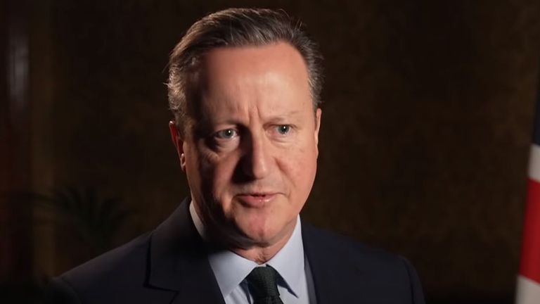 David Cameron following strikes in Yemen