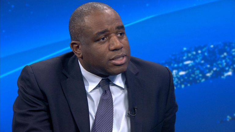 David Lammy said he would work with Donald Trump