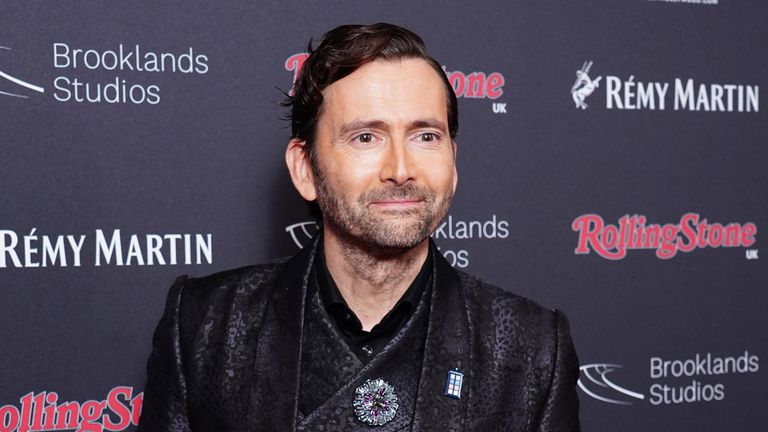 David Tennant attending the inaugural Rolling Stone UK Awards at the Roundhouse, London. Picture date: Thursday November 23, 2023.