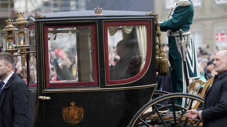 Denmark&#39;s Queen Margrethe II. Pic: Ap