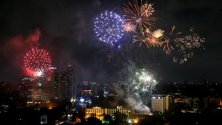 Which country celebrates New Year's first? - AS USA