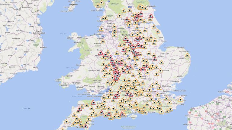The government&#39;s flood risk map