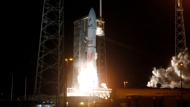 United Launch Alliance&#39;s Vulcan rocket is launched from Cape Canaveral, Florida