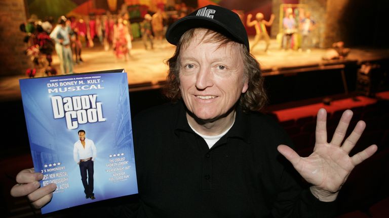  Frank Farian poses during a rehearsal for the musical &#39;Daddy Cool&#39; in 2007