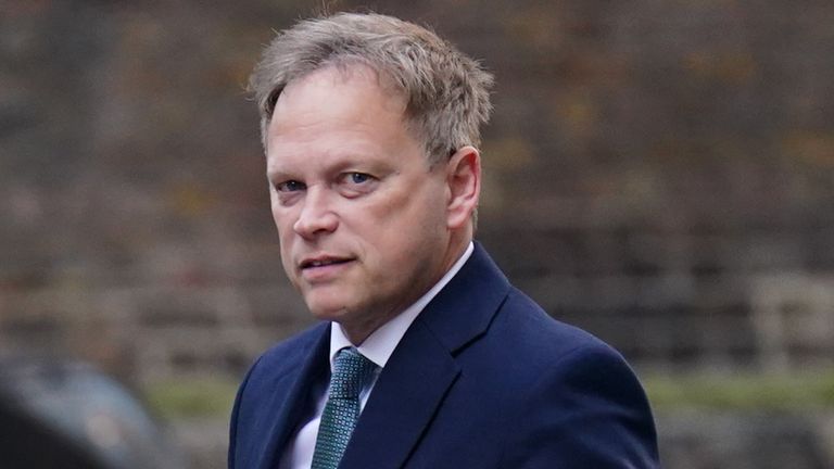 Defence Secretary Grant Shapps arriving in Downing Street, London, for a Cabinet meeting. Picture date: Tuesday January 9, 2024.