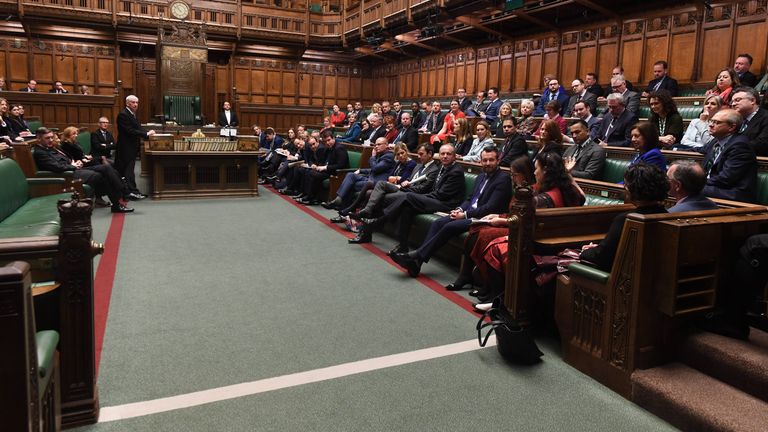 The House of Commons. Pic: UK Parliament/Jessica Taylor