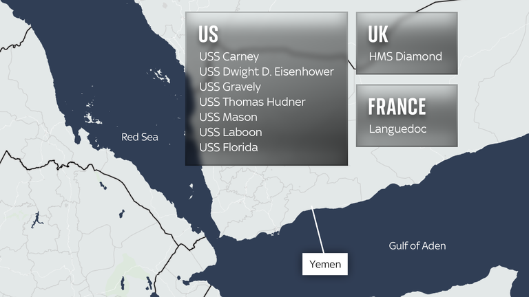How the US and UK targeted Houthi strikes - D&F analysis 