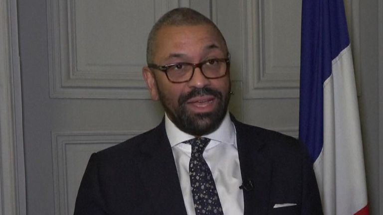 James Cleverly says new food checks at the border will not disrupt supply