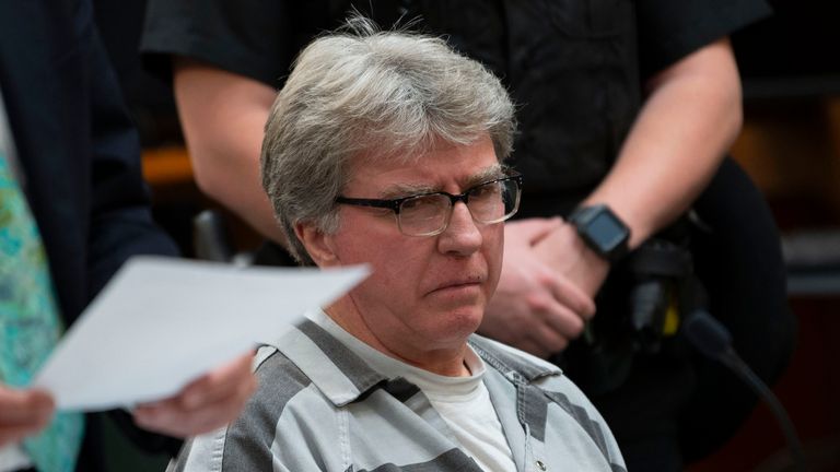 Kevin Monahan in court. Pic: Lori Van Buren/The Albany Times Union via AP