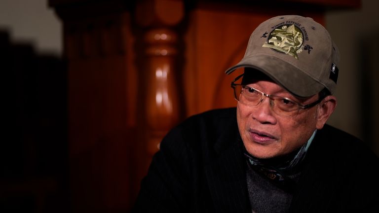 Shih Tsung Chen, 66, is a retired teacher who lives on the Kinmen Islands, he is critical of the ruling DPP for &#39;emphasising Taiwan&#39;s independence&#39; 