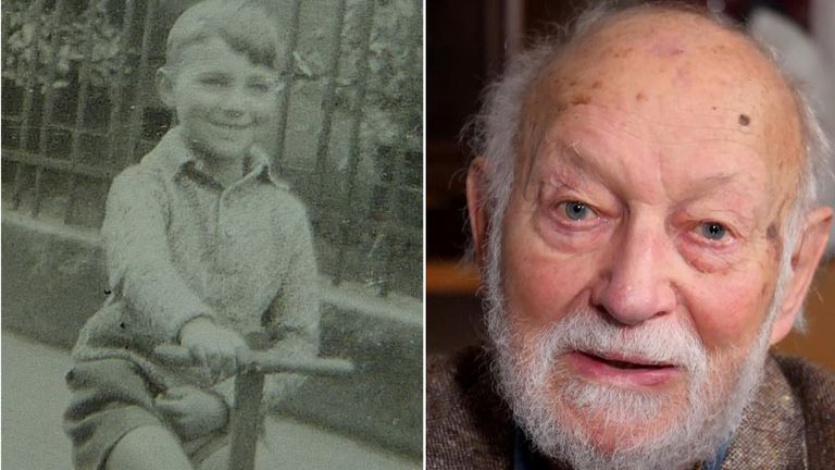 Credit - KURT MARX BEM_AJR

Holocaust survivor Kurt Marx BEM as a child, and a 98-year-old