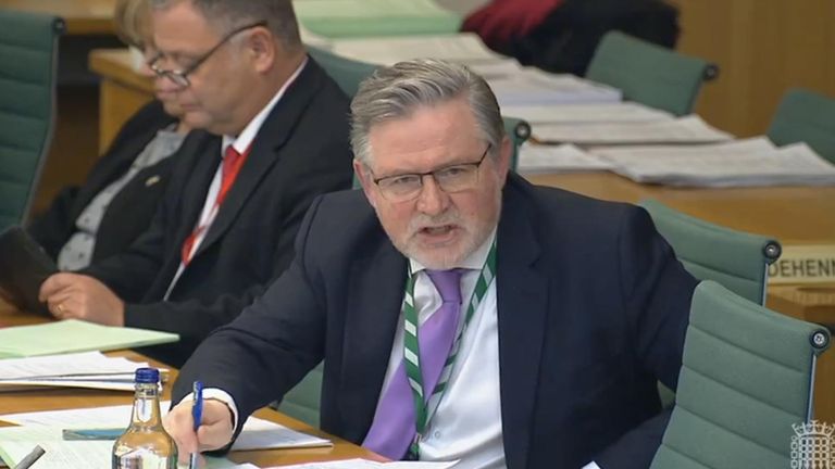 Labour MP Barry Gardiner questions the Chair of Leasehold Reform at the Residential Freehold Association in the House of Commons on Thursday 18 January. 
