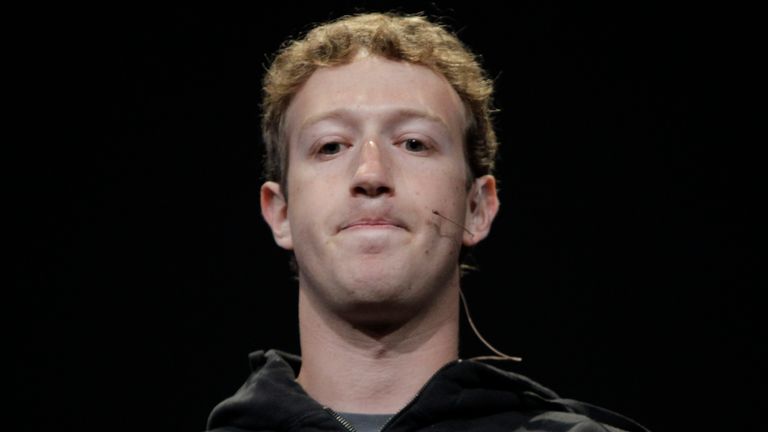 Zuckerberg in 2010. Pic: AP